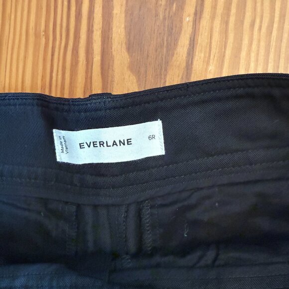 Everlane - The Draper Pleated Pant in Buttersmooth - Black - Size 6R - Picture 7 of 7